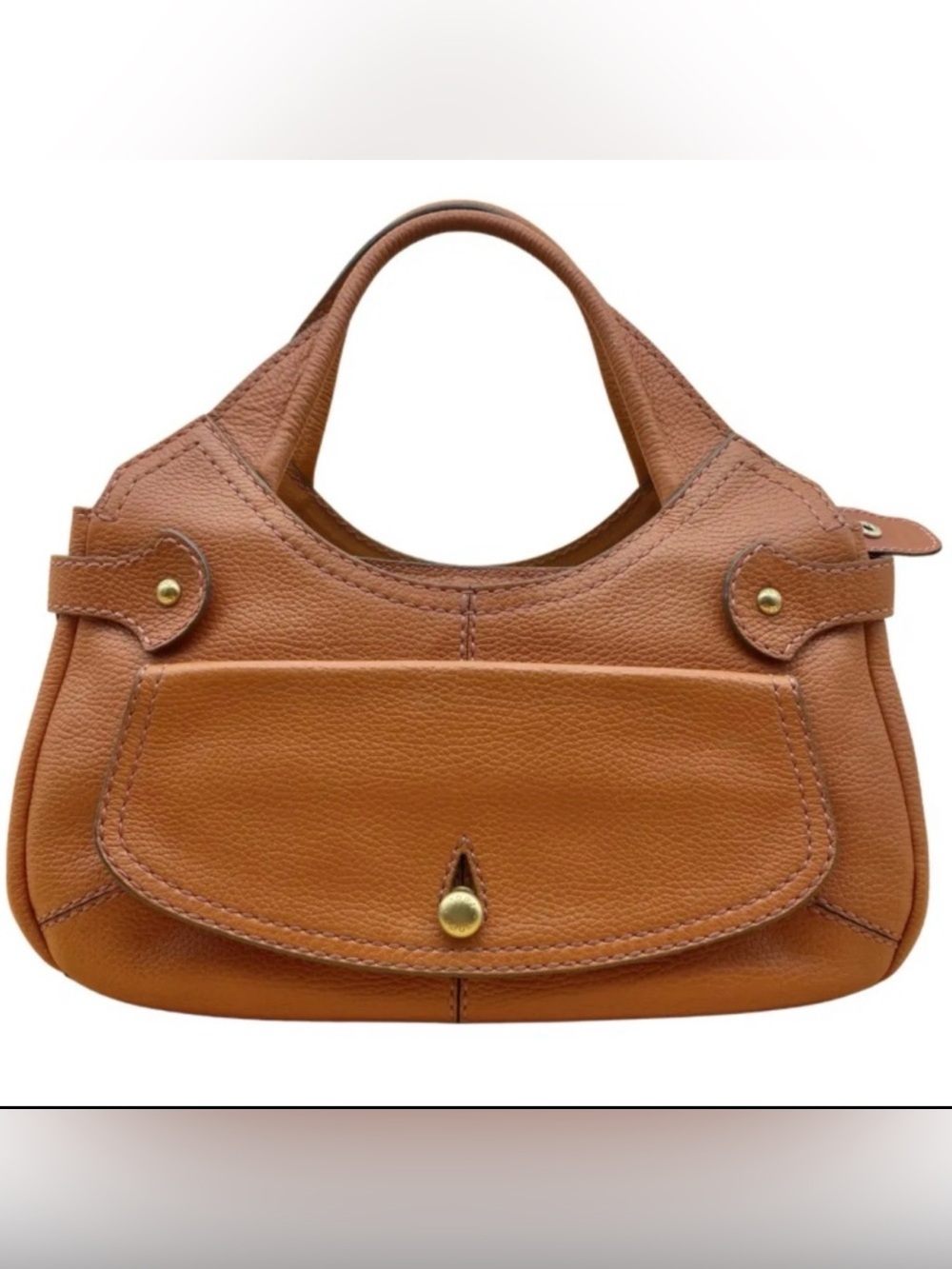 Tod’s Elegant Tan Leather Shoulder Bag Like New